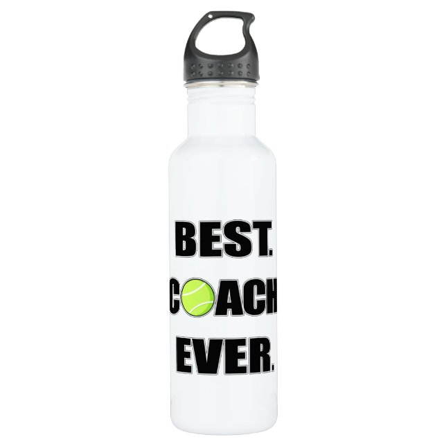 Tennis-bester Trainer überhaupt Trinkflasche (Vorderseite)