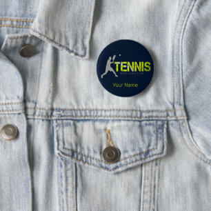 Tennis Bestes Spiel Aller Zeiten Vintage Sport Coa Button