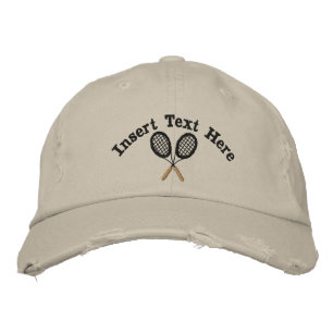Tennis bestickter Hut