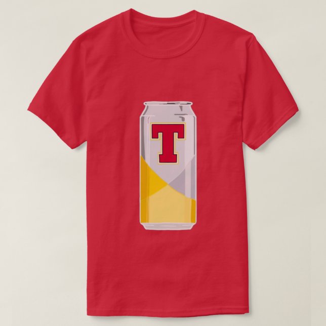 Tennis Bier kann Kunst T-Shirt (Design vorne)
