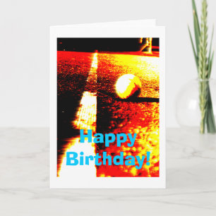 Tennis Birthday Card Karte