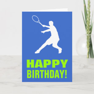 Tennis Birthday card Karte