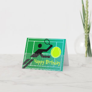 Tennis Birthday Card Karte