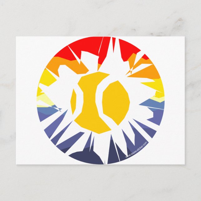 Tennis Break Postkarte (Vorderseite)