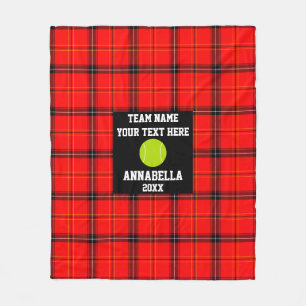 Tennis Buffalo Foto Collage Fleecedecke