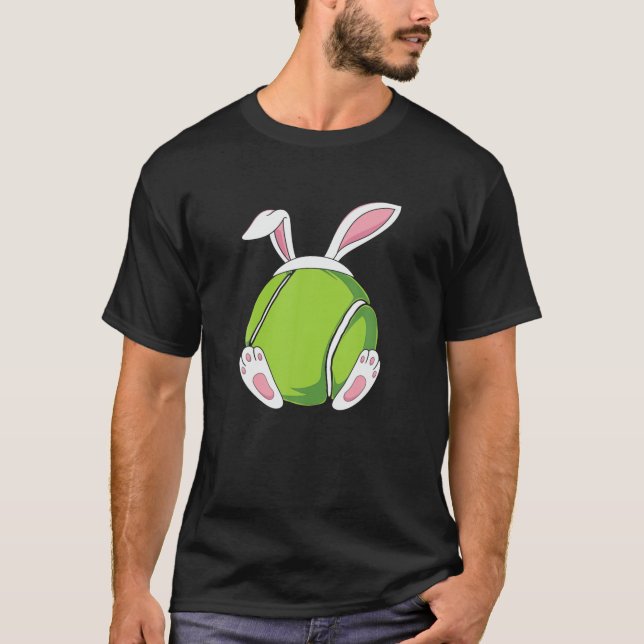 Tennis Bunny Ears Funny Easter - Tennis Bunny East T-Shirt (Vorderseite)