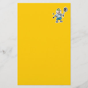 Tennis-Cartoon-Kinderparty Briefpapier
