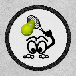 Tennis Cartoon Stickman Circle