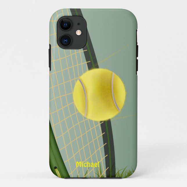 Tennis Champ Case-Mate iPhone Hülle (Rückseite)