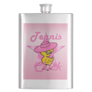 Tennis Chick #8 Flachmann
