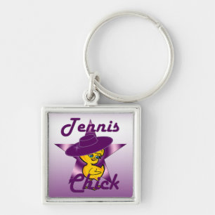 Tennis Chick #9 Schlüsselanhänger