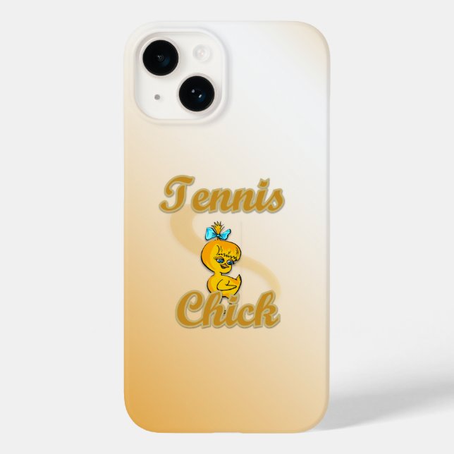 Tennis Chick Case-Mate iPhone Hülle (Rückseite)