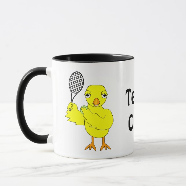 Tennis Chick Tasse (Links)