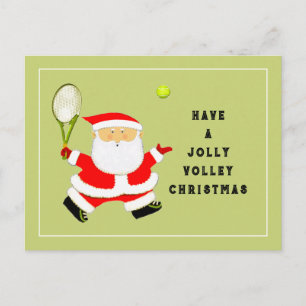 Tennis Christmas Feiertagspostkarte