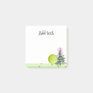 Tennis Christmas Geeignete Geschenke für den Spiel Post-it Klebezettel