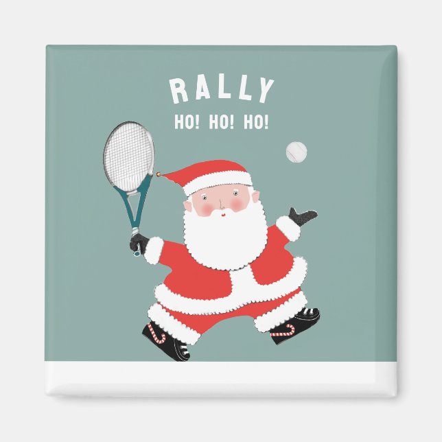 Tennis Christmas Gift Stocking Stuffers Magnet (Vorne)