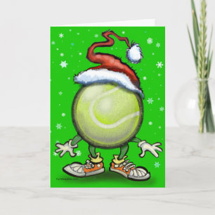 Tennis Chrsitmas Feiertagskarte