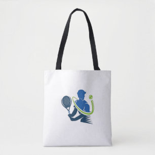 Tennis-Club-Logo - Dynamische Aktion, Sportstil