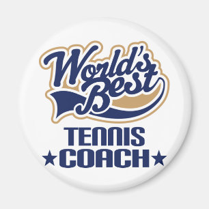 Tennis Coach Geschenk Magnet