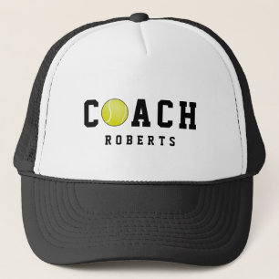 🎾 Tennis COACH [individuelle Name] Truckerkappe
