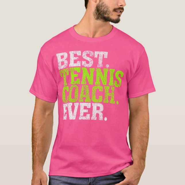 Tennis-Coach pur T-Shirt (Vorderseite)