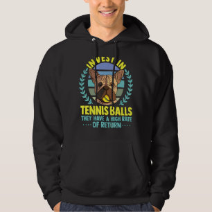 Tennis Coach Slogan Tennisspieler investieren in d Hoodie