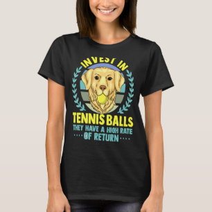 Tennis Coach Slogan Tennisspieler investieren in d T-Shirt