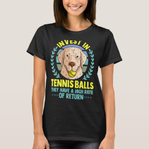Tennis Coach Slogan Tennisspieler investieren in d T-Shirt