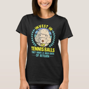 Tennis Coach Slogan Tennisspieler investieren in d T-Shirt