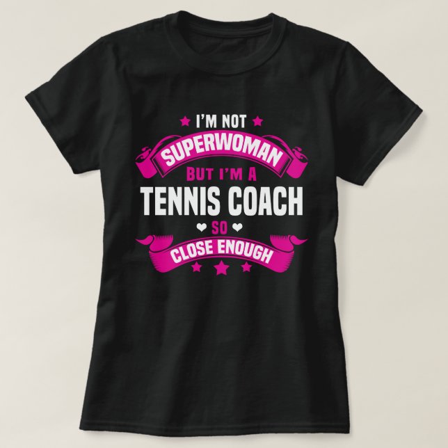 Tennis Coach T-Shirt (Design vorne)
