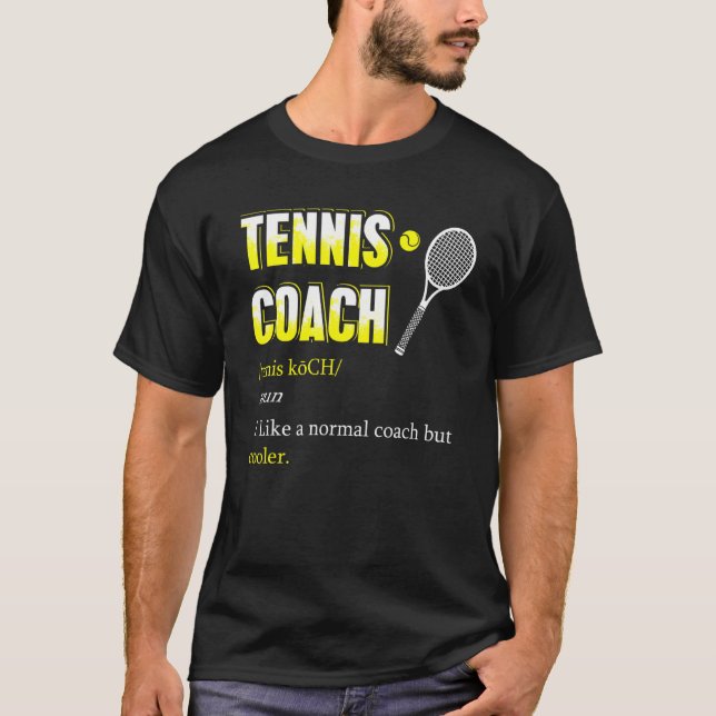 Tennis-Coach - Tennis - Definition T-Shirt (Vorderseite)