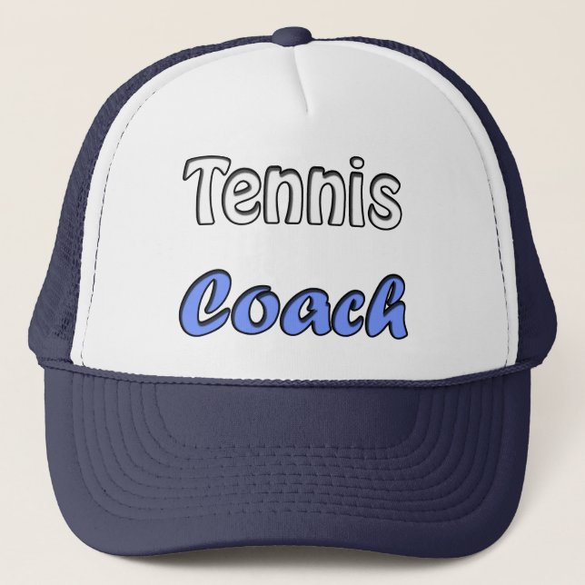 Tennis Coach Truckerkappe (Vorderseite)