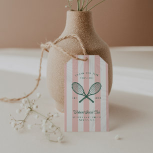 Tennis Country Club   Bachelorette Gefallen Geschenkanhänger