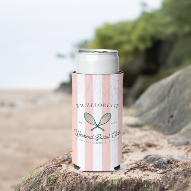 Tennis Country Club | Bachelorette Selters Dosenkühler (Von Creator hochgeladen)