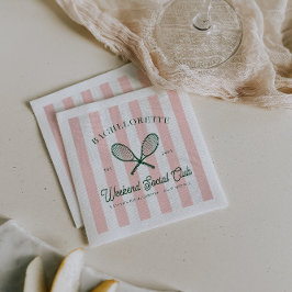 Tennis Country Club | Bachelorette Serviette
