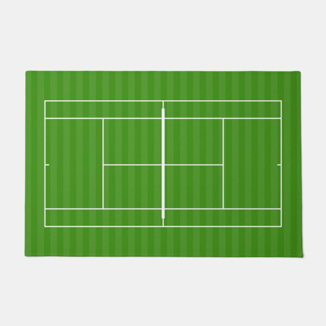 TENNIS COURT LINE MARKING FUßMATTE (Vorderseite)