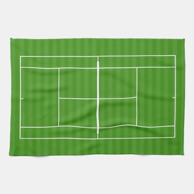 TENNIS COURT LINE MARKING GESCHIRRTUCH (Horizontal)