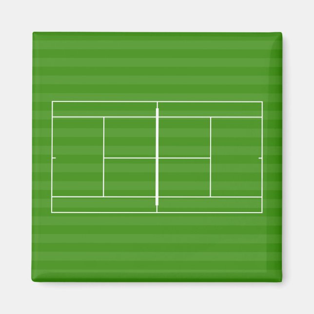 TENNIS COURT LINE MARKING Magnet (Vorne)