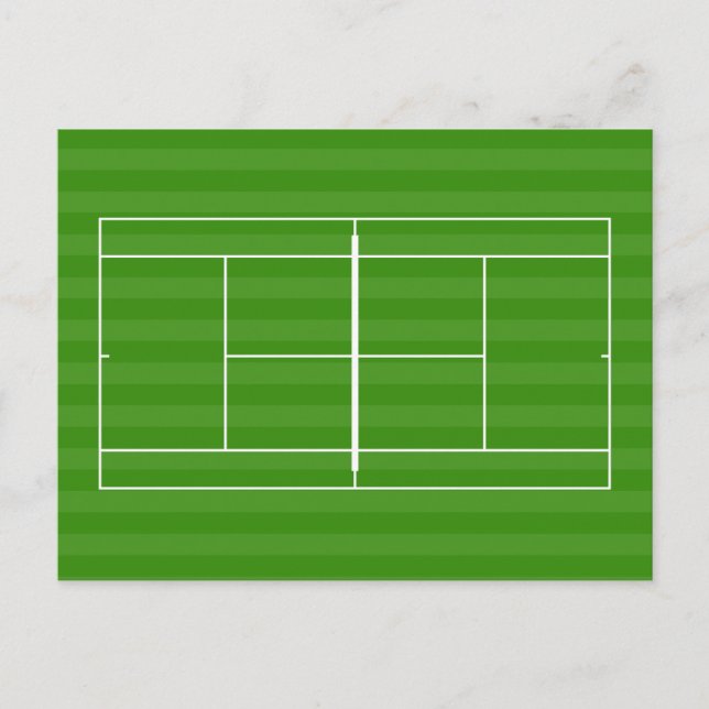 TENNIS COURT LINE MARKING POSTKARTE (Vorderseite)