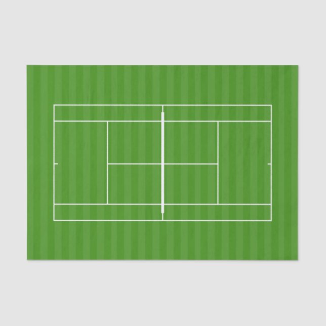 TENNIS COURT LINE MARKING Tissue Seidenpapier (Vorderseite)