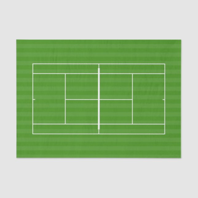 TENNIS COURT LINE MARKING Tissue Seidenpapier (Vorderseite)