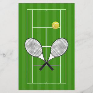 Tennis Court & Tennis Ball Flyer