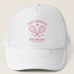 Tennis Custom Club Name Truckerkappe