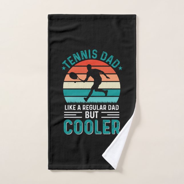 Tennis Dad Retro Sunset Handtuch (Handtuch)