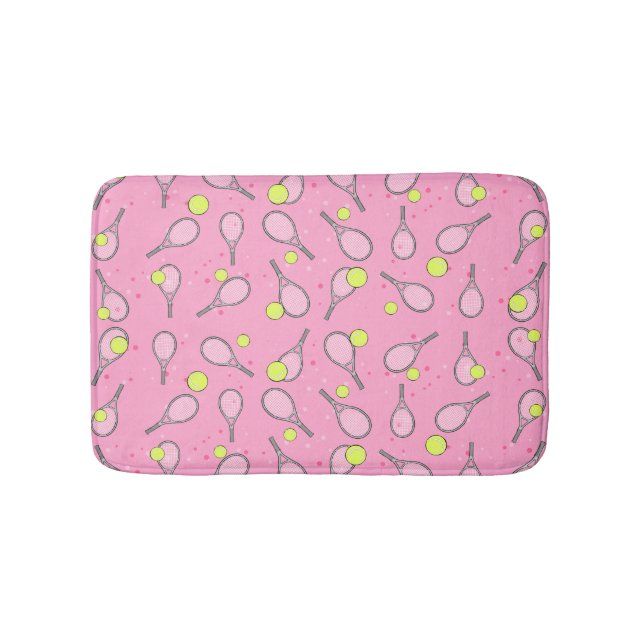 Tennis-Design Badematte (Vorderseite)