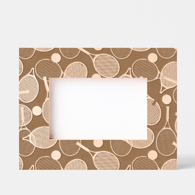 Tennis Design Geätzte Rahmen (Vorderseite)