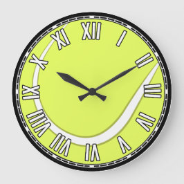 Tennis Design Große Wanduhr