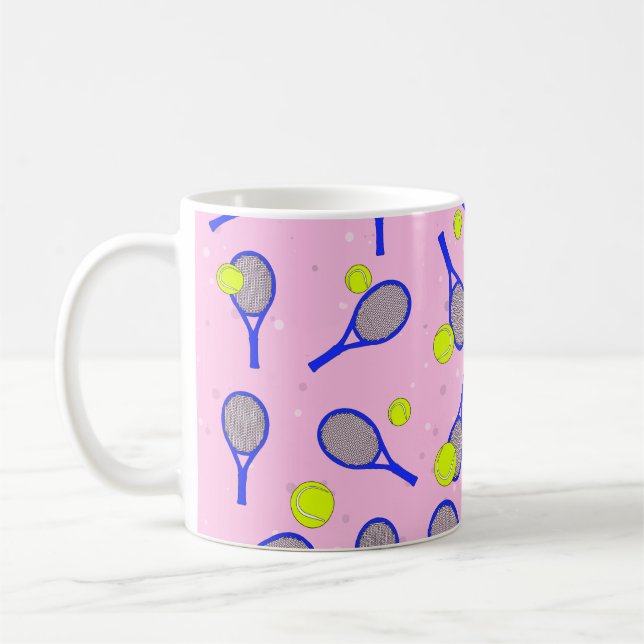 Tennis Design Kaffeetasse (Links)