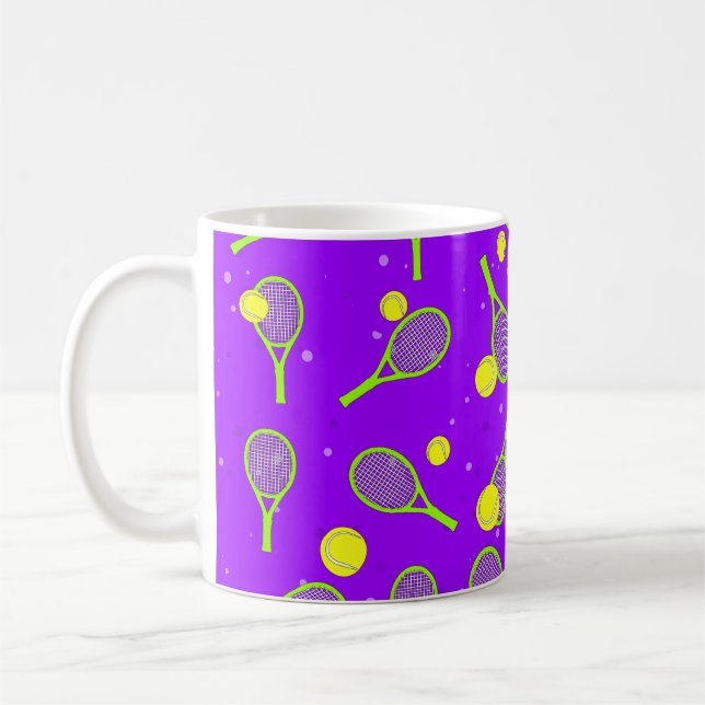Tennis Design Kaffeetasse (Links)