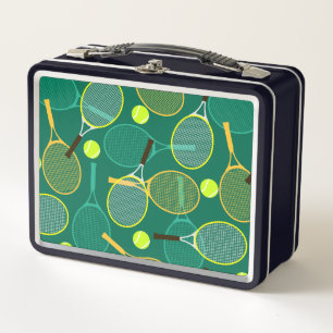 Tennis Design Metall Brotdose